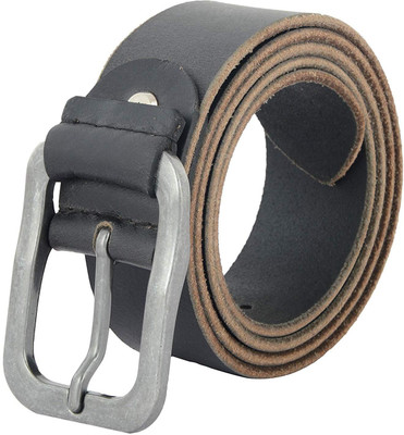 

ShopnZ Men Casual Black Genuine Leather Belt