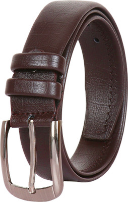 Friendskart Men Casual, Formal, Party, Evening Brown Artificial Leather Belt