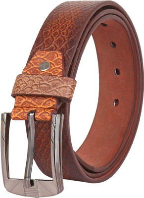 

Friendskart Men Casual, Formal, Party, Evening Brown Artificial Leather Belt