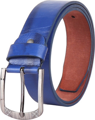 

Friendskart Men Casual, Formal, Party, Evening Blue Artificial Leather Belt