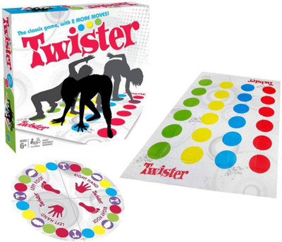 

Toy Arena Classic Twister 2 and More Moves to Rocks the Spots Assemble Game With Cool Mat And Spinner Board Game Board Game
