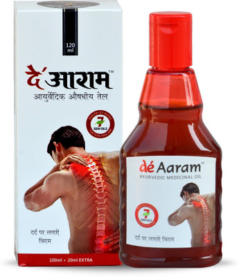 

de aaram Ayurvedic Medicinal Pain Relief Oil for Backache, Knee, Shoulder, Neck, Arm Pain, Muscle Stiffness Liquid(120 ml)