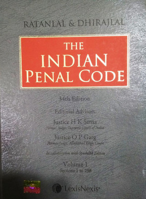 The Indian Penal Code(English, Hardcover, Dheerajlal, Ratanlal)