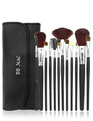 

BB MAC IMPORTED PROFESSIONAL ORIGINAL WASHABLE MAKEUP KIT 12 BRUSH SET FOR ALL TYPE MAKE UP (PACK OF 12)(Pack of 12)