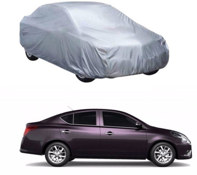 The Blue Car Cover For Nissan Sunny (Without Mirror Pockets)(Silver)