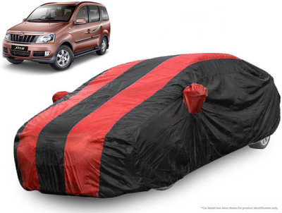 QualityBeast Car Cover For Mahindra Xylo (With Mirror Pockets)(Red, Black)