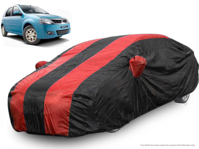 QualityBeast Car Cover For Mahindra Verito Vibe (With Mirror Pockets)(Red, Black)