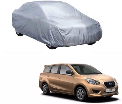The Blue Car Cover For Nissan Go+ (Without Mirror Pockets)(Silver)