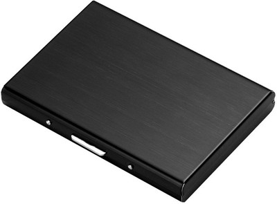 

Rangoli ® 6 Card Holder(Set of 1, Black)