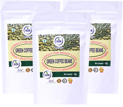 

N2B A++ Green Coffee Beans- Reduce Body Fat, Weight Loss,Control diabetes and cholesterol Instant Coffee Pack of 3 of 100 g Instant Coffee(3 x 100 g)