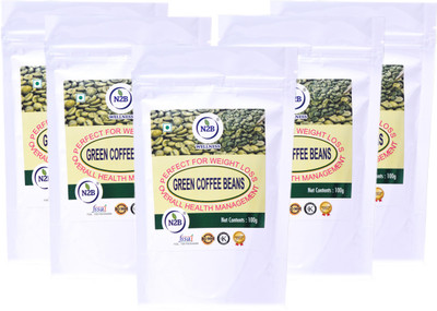 

N2B A++ Green Coffee Beans- Reduce Body Fat, Weight Loss, Control diabetes and cholesterol Instant Coffee Pack of 5 of 100 g Instant Coffee(5 x 100 g)
