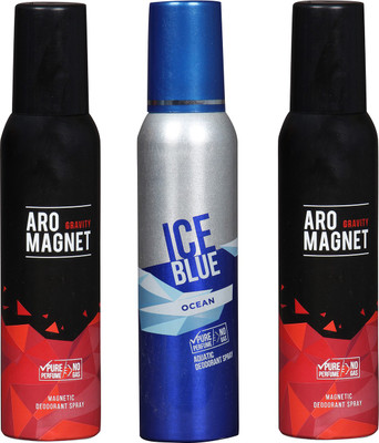

AROCHEM ARO MAGNET Body Spray - For Men & Women(600 ml, Pack of 3)