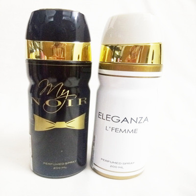 

ARQUS MY NOIR AND ELEGANZA Perfume Body Spray - For Men & Women(400 ml, Pack of 2)