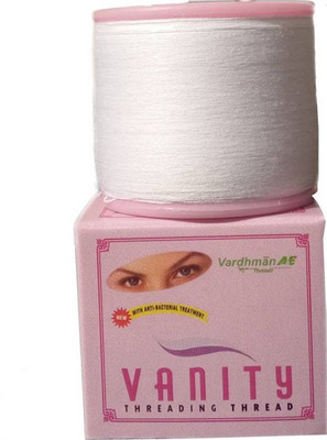 

Vardhman Thread 7 Spools for Eyebrow Cotton Antiseptic Facial Hair Remover Threading Eyebrow Thread(300 m, Pack of7)