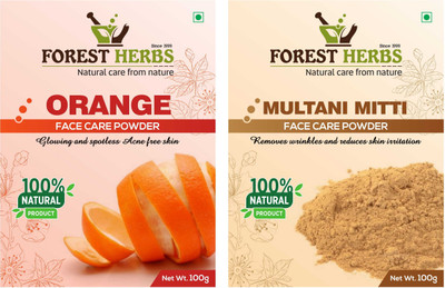 

Forest Herbs Organic Orange Peel & Multani Mitti Powder(200 g)