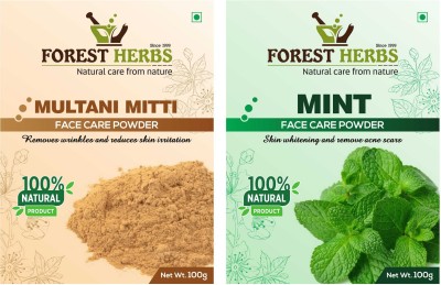 

Forest Herbs Organic Multani Mitti & Mint Powder(200 g)