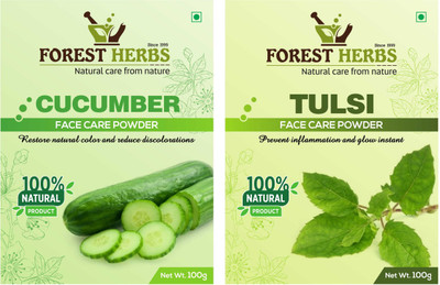 

Forest Herbs Organic Cucumber & Tulsi Powder(200 g)