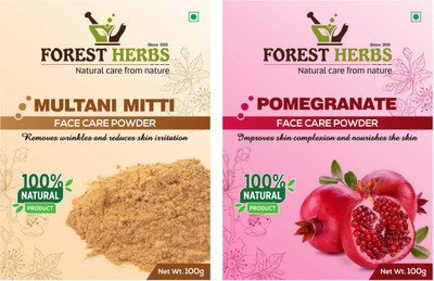 

Forest Herbs Organic Multani Mitti & Pomegranate Powder(200 g)