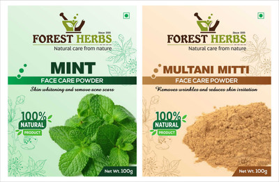 

Forest Herbs Organic Mint & Multani Mitti Powder(200 g)