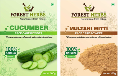 

Forest Herbs Organic Cucumber & Multani Mitti Powder(200 g)