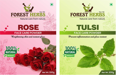 

Forest Herbs Organic Rose Petal & Tulsi Powder(200 g)