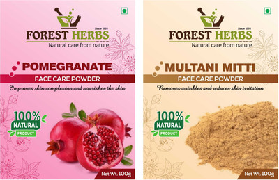 

Forest Herbs Organic Pomegranate & Multani Mitti Powder(200 g)