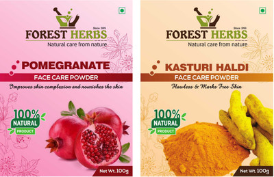 

Forest Herbs Organic Pomegranate & Kasturi Haldi Powder(200 g)
