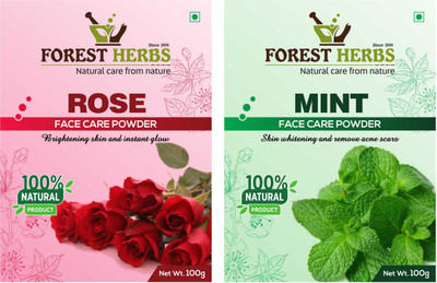 

Forest Herbs Organic Rose Petal & Mint Powder(200 g)
