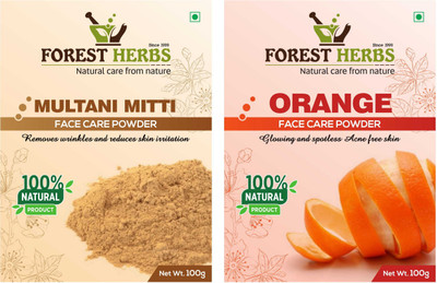 

Forest Herbs Organic Multani Mitti & Orange Peel Powder(200 g)