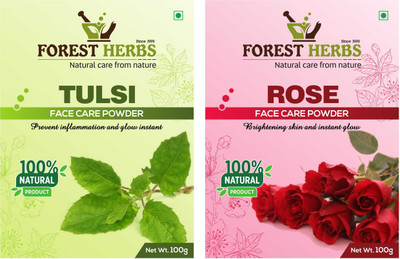 

Forest Herbs Organic Tulsi & Rose Petal Powder(200 g)