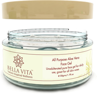 

BellaVita Organic Anti-Acne & Anti-Pimple Pure Aloe Vera Face Gel(50 g)