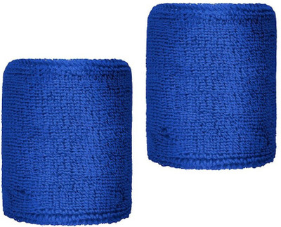 

TLN Unisex Sweatbands Wristband Tennis Badminton Gym Soft Wrist Band Fitness Band Fitness Band(Blue)