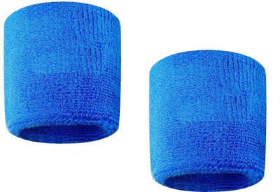 

TLN Unisex Sweatbands Wristband Tennis Badminton Gym Soft Wrist Band Fitness Band Fitness Band(Blue)