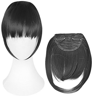 

RAAYA Synthetic Front Fringes Extensions for Women black Hair Extension