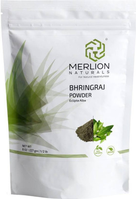 

Merlion Naturals Bhringraj Powder ( Eclipta Alba ) - 100% Natural for Hair(227 g)
