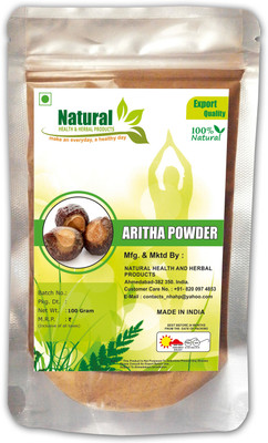 

Natural Health and Herbal Products Natural Aritha(Reetha) Soapnut Powder 100 Gram(100 g)