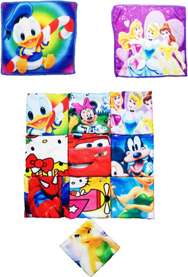 

Best Cartoon Printed Handkerchief with Soft & Good quality stuff for Kids and Women,22*22 cm,Multi Design and Multi Color,Pack of 12 Handkerchief(Pack of 12)