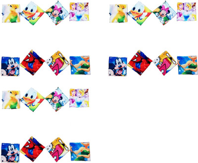 

Best Cartoon Printed Handkerchief with Soft & Good quality stuff for Kids and Women,22*22 cm,Multi Design and Multi Color,Pack of 24 Handkerchief(Pack of 24)