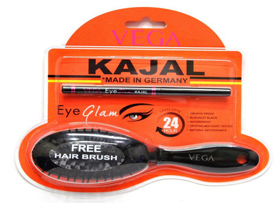 

VEGA Blackest Black Smudge Proof kajal Lasting Upto 24h(BLACK, 0.35 g)