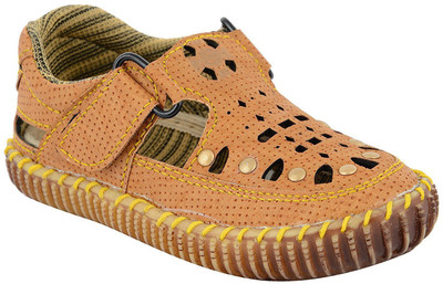 

Leon Boys Velcro Sports Sandals(Brown