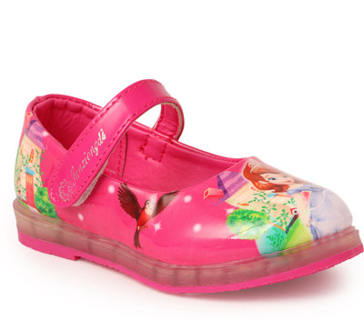 

N Five Girls Buckle Flats(Pink, Peachpuff