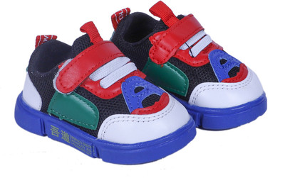 FEETWELL Boys Velcro Sneakers(Multicolor, Multicolour