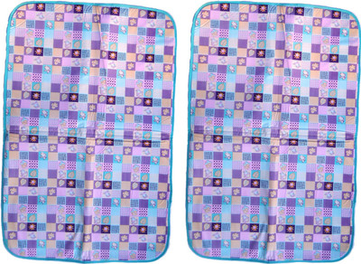 

EasyShop Cotton, Rubber, Rexin Baby Bed Protecting Mat(Purple