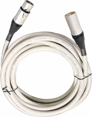 

MX 10 Meters 33 Feet Xlr 3 Pin Male To Female Microphone Audio Extension Pure Copper Cable Microphone Cable(Silver, White)