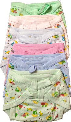 

Baby Shopiieee Premium Quality U Shape Nappies, Nadi , Langot Size 0-3 Months to Pack of 6, Multicolor