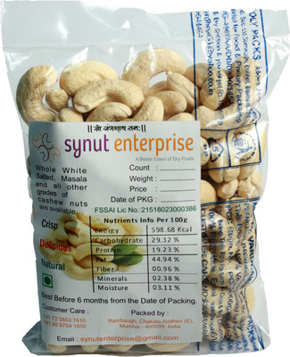 

synut enterprise G210250 Cashews(250 g, Pouch)