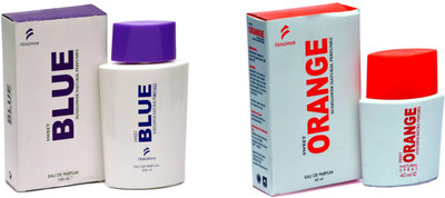 

Fragman Combo of Blue & Orange Sunflower Natural Perfume Eau de Parfum - 140 ml(For Men & Women)