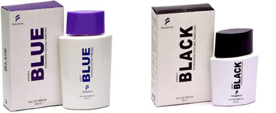 

Fragman Combo of Blue & Black Sunflower Natural Perfume Eau de Parfum - 140 ml(For Men & Women)