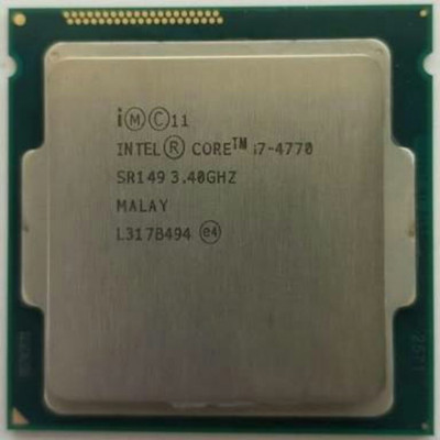 

Intel 3.4 GHz LGA 1150 i7 4770 Desktop 4th Gen OEM Processor Processor(multy, Silver)
