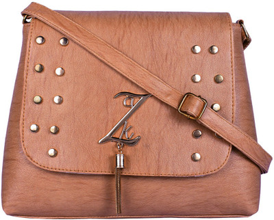

Beets Collection Girls Evening/Party Brown PU Sling Bag
